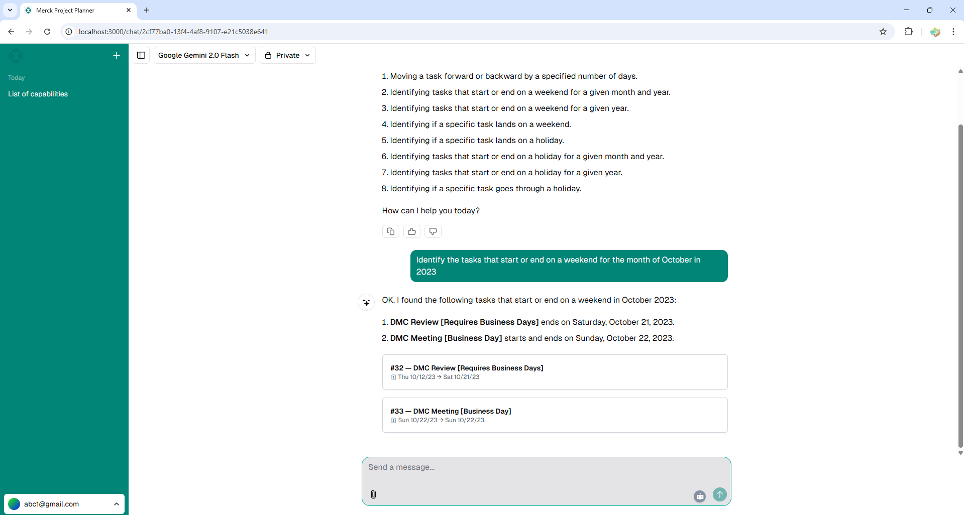 Merck Project Detail