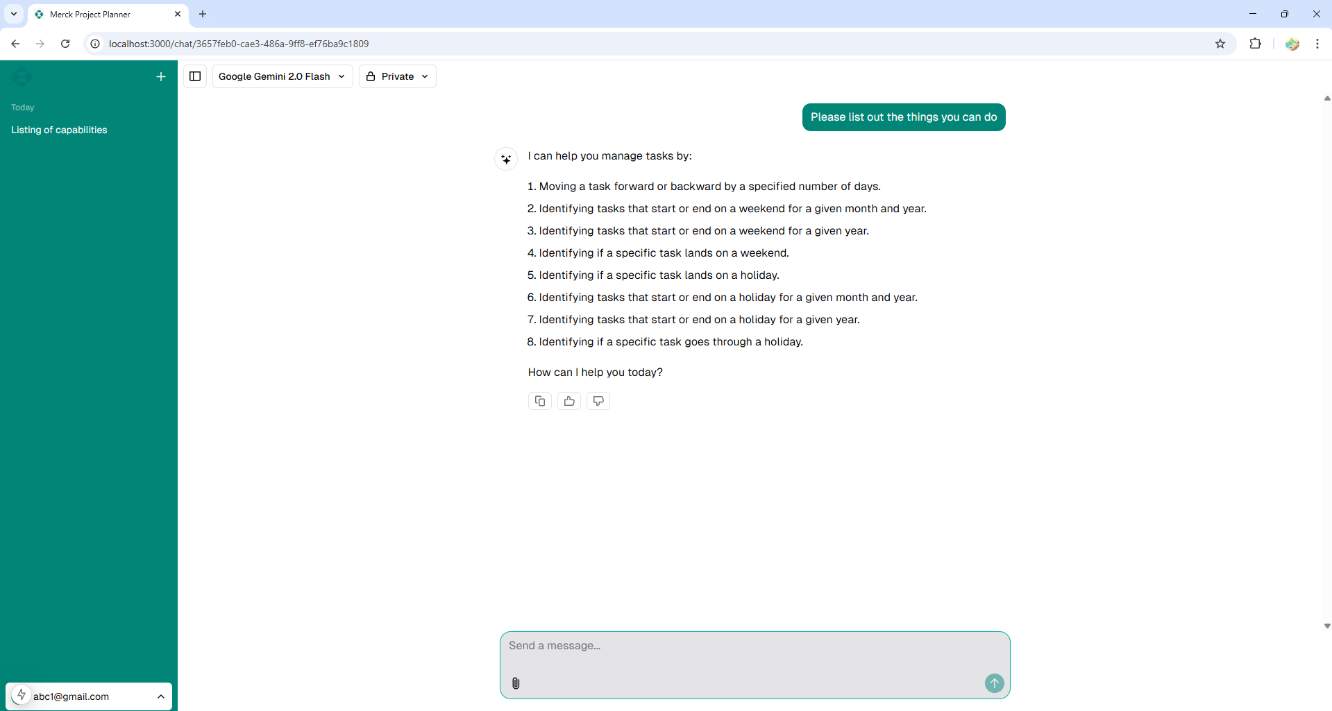 Merck Project Detail