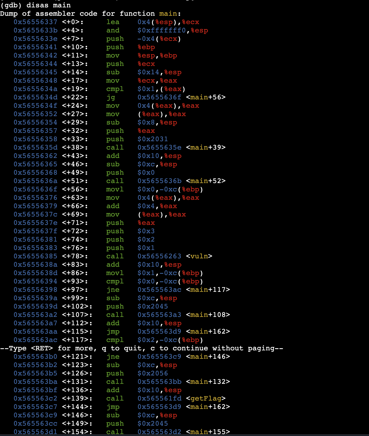 Raw Execution Screenshot